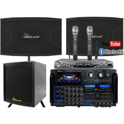 “ASM11” IDOLpro 8000W Deluxe Line Karaoke System With Digital Optical ...